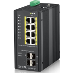 Zyxel RGS200-12P Managed L2 Gigabit Ethernet (10/100/1000) Power over Ethernet (PoE) - Zwart