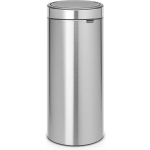 Brabantia Touch Bin 30 Liter Matt Steel FingerPrintProof - Silver