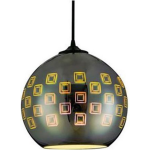 BES LED Led Hanglamp 3d - Spectra - Rond - Chroom Glas - E27