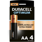 Duracell Alka Optimum AA-batterijen 4 stuks