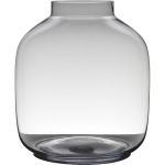 Bellatio Decorations Transparante Luxe Grote Stijlvolle Vaas/vazen Van Glas 38 X 34 Cm - Bloemen/boeketten Vaas Voor Binnen Gebruik