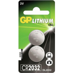 GP Cr2032 2 Stuks Knoopcel Lithium Batterij