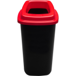 Plafor Sort Bin 45l - Recycling - Red - Rood