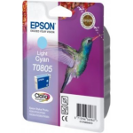 Epson Epson T0805 Inktcartridge licht cyaan, 7,4 ml T0805 Replace: N/A