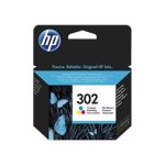 HP HP 302 Inktcartridge 3-kleuren, 165 pagina's F6U65AE Replace: F6U65AE