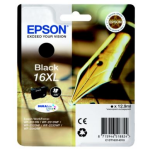 Epson Epson 16XL Inktcartridge zwart, 500 pagina's T1631 Replace: N/A