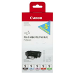 Canon Canon PGI-9 Multipack MBK/PC/PM/R/G Inktcartridges 1033B013 Replace: N/A