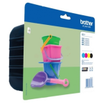 Brother Inktpatroon MultiPack Bk,C,M,Y, 260 pagina's LC221VALBP Replace: N/A