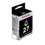 Lexmark Lexmark 27HC Inktcartridge 3-kleuren 10NX227E Replace: N/A