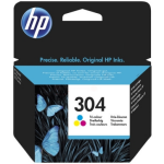 HP HP 304 Inktcartridge 3-kleuren, 100 pagina's N9K05AE Replace: N9K05AE