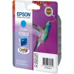 Epson Epson T0802 Inktcartridge cyaan, 7,4 ml T0802 Replace: N/A