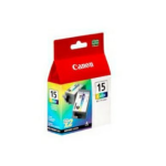 Canon Inktcartridge 3-kleuren 2-pack 2x7.5ml BCI-15C Replace: N/A