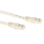 ACT IB8425 U/UTP CAT6 Patchkabel Ivoor - 25 meter