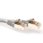 ACT FB3001 SFTP CAT6A Patchkabel Snagless - 1 meter - Grijs