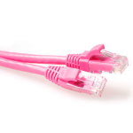 ACT IS1851 U/UTP CAT6 Patchkabel Snagless - 1,5 meter - Roze