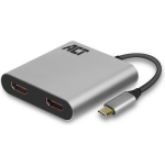ACT USB-C naar Dual HDMI 4K Hub