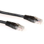 ACT IB8952 U/UTP CAT6 Patchkabel - 25 cm - Zwart