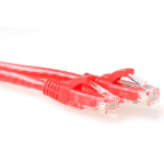 ACT IS8552 U/UTP CAT6 Patchkabel Snagless - 25 cm - Rood