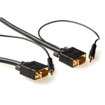 ACT AK4991 Ultra High Performance VGA + Audio Aansluitkabel male/male - 3 meter