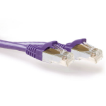 ACT FB2325 LSZH SFTP CAT6A Patchkabel Snagless - 25 meter - Paars