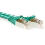 ACT FB7701 CAT6A S/FTP LSZH Patchkabel Snagless 1 meter - Groen