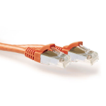 ACT FB7151 LSZH SFTP CAT6A Patchkabel Snagless - 1,5 meter - Oranje