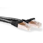 ACT FB6905 SFTP CAT6A Patchkabel Snagless - 5 meter - Zwart