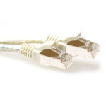 ACT FB7403 LSZH SFTP CAT6A Patchkabel Snagless Ivoor - 3 meter