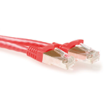 ACT FB7507 CAT6A S/FTP LSZH Patchkabel Snagless - 7 meter - Rood