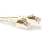 ACT FB7400 LSZH SFTP CAT6A Patchkabel Snagless Ivoor - 50 cm