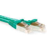 ACT FB6701 SFTP CAT6A Patchkabel Snagless - 1 meter - Groen