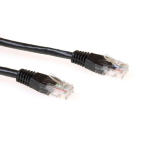 ACT IB4200 U/UTP CAT6A Patchkabel - 50 cm - Zwart