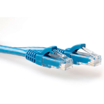 ACT IS8652 U/UTP CAT6 Patchkabel Snagless - 25 cm - Blauw