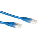 ACT IB3800 U/UTP CAT6A Patchkabel - 50 cm - Blauw