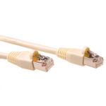 ACT IB7007 SF/UTP CAT5E Patchkabel Snagless Ivoor - 7 meter