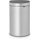 Brabantia Touch Bin 40 Liter Metallic Grey - Grijs