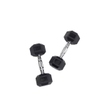 Body-Solid Hexagon Dumbbell - Rubber - 4 kg - Per Paar - Paars