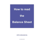 De Thuisdocent How to read the Balance Sheet