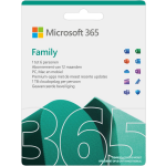 Back-to-School Sales2 Microsoft 365 Family - Nederlands - 1 jaar abonnement (download)