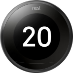 Google Learning Thermostat V3 Premium - Zwart