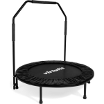 VirtuFit Opvouwbare Fitness Trampoline met Handvat 100 cm - Zwart