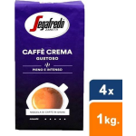 Segafredo - Caffe crema gustoso Bonen - 4x 1 kg