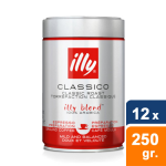 Illy - Espresso Classico Gemalen koffie- 12x 250 gr