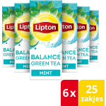 Lipton -Feel Good Selectione Thee Munt - 6x 25 zakjes - Groen