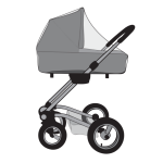 Titanium Baby Baby Regenhoes Kinderwagen - Titanium