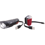 Spanninga Verlichtingset Trigon 25 + Pyro - USB oplaadbaar