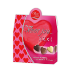 Voor Jou! Cadeau doos hartjes XXX 100 gram