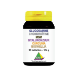 Snp Glucosamine chondro MSM hyaluron curcum boswellia 90 tabletten