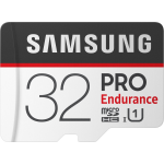 Samsung microSDHC PRO Endurance 32GB 100 MB/s + SD Adapter - Negro