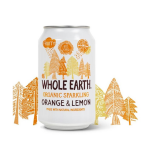 Whole Earth Sparkling orange/lemon 330 ml